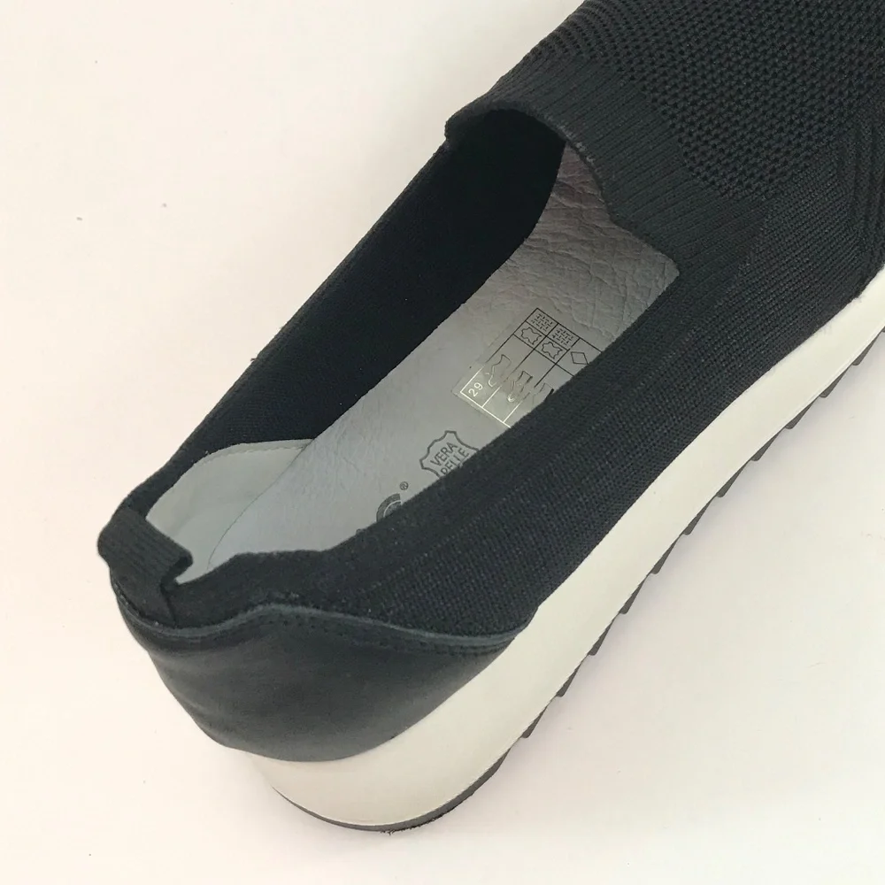 IMAC Knit Slip On Platform Sneakers Made In Italy Women’s Size 9.5